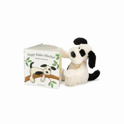 Jellycat Puppy Makes Mischief and Bashful Puppy Medium | HT5982743